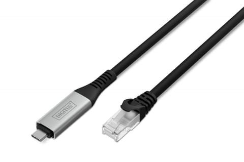 ⁨USB-C - RJ45 cable AK-300601-020-S⁩ at Wasserman.eu