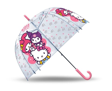 ⁨Transparent umbrella Hello Kitty⁩ at Wasserman.eu
