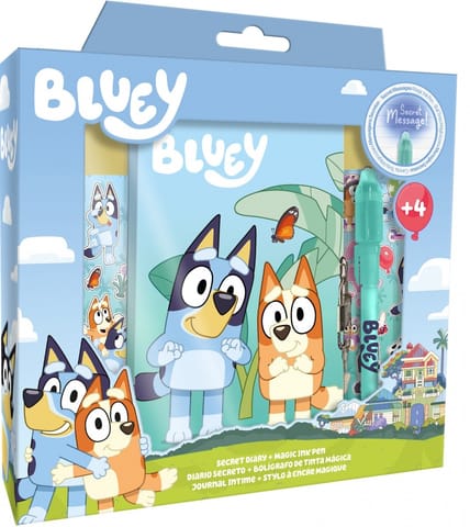 ⁨Diary with magic pen Bluey⁩ at Wasserman.eu