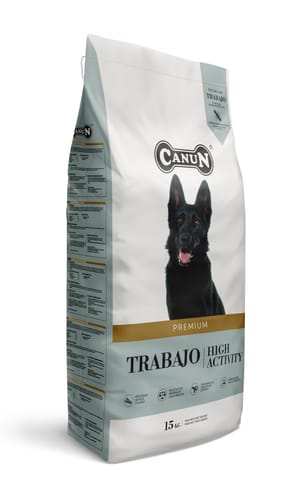 ⁨Canun Trabajo - karma premium dla psów energicznych i myśliwskich z kurczakiem i ryżem 15kg⁩ w sklepie Wasserman.eu