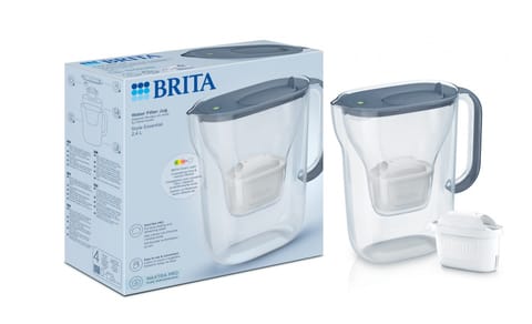 ⁨2.4l Style Essential Graphite Filter Jug⁩ at Wasserman.eu