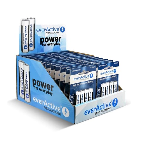 ⁨PRO ALKALINE BATTERIES LR03/AAA DISPLAY 96 PCS⁩ at Wasserman.eu