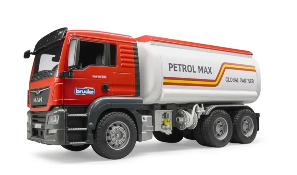 ⁨MAN TGS 26.500 z cysterną Petrol Max 03775 BRUDER⁩ w sklepie Wasserman.eu