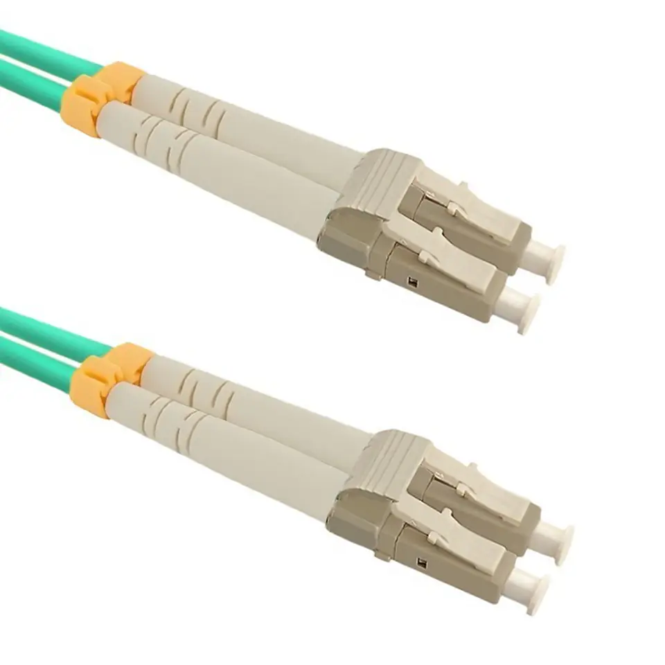 ⁨Patchcord światłowodowy LC/UPC - LC/UPC | Multimode | 50/125 | OM4 | Duplex | 2m⁩ w sklepie Wasserman.eu