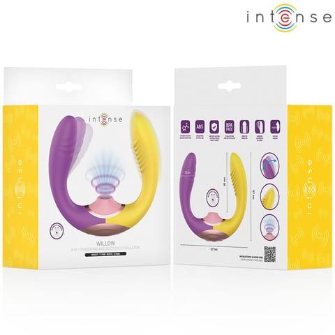 ⁨INTENSE - WILLOW 3-IN-1 SUCTION AND VIBRATION STIMULATOR⁩ w sklepie Wasserman.eu