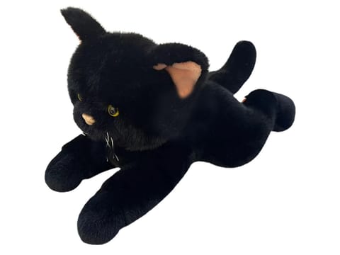 ⁨Cat lying down 55 cm black⁩ at Wasserman.eu