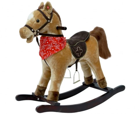 ⁨Horse on runners brown⁩ at Wasserman.eu