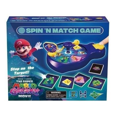 ⁨Super Mario Galaxy Movie Spin'n Match Game⁩ w sklepie Wasserman.eu