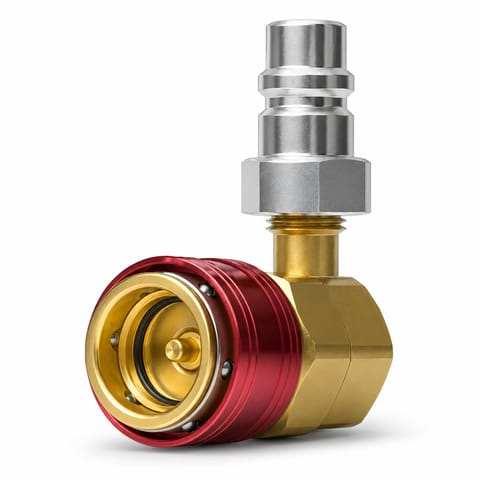 ⁨Adapter HP/LP + R12 do nabijania klimatyzacji czynnika zestaw AC FIX⁩ w sklepie Wasserman.eu