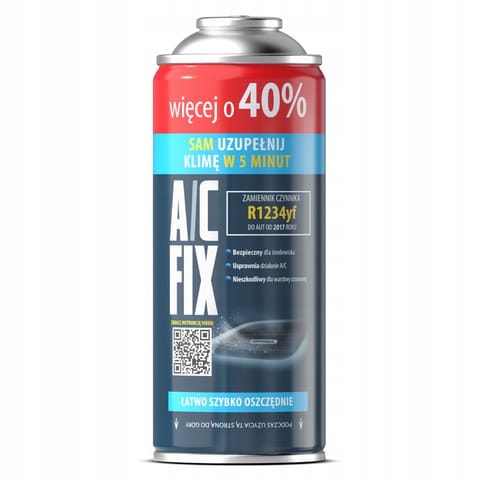 ⁨Czynnik gaz do klimatyzacji R1234yf 235g AC FIX⁩ w sklepie Wasserman.eu