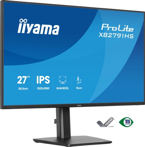 ⁨Monitor LED IIYAMA XB2791HS-B1 HDMI DisplayPort IPS 120Hz 1ms HAS PIVOT głośniki⁩ w sklepie Wasserman.eu