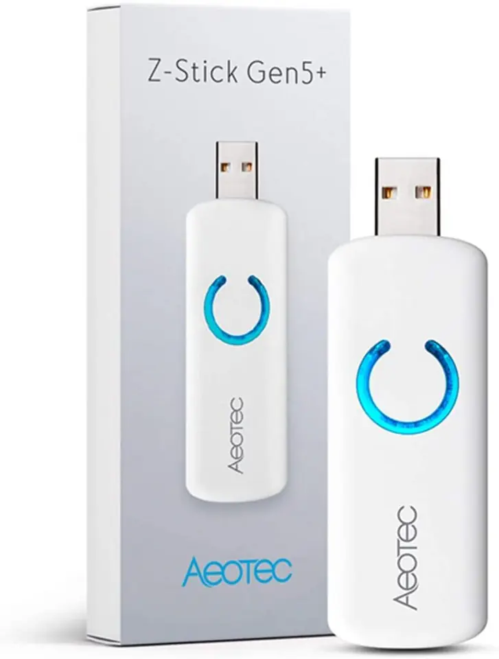 ⁨Aeotec Z-Stick - USB Adapter with Battery Gen5+, Z-Wave Plus AEOTEC | Gen5+ | Z-Stick - USB Adapter with Battery | White⁩ w sklepie Wasserman.eu
