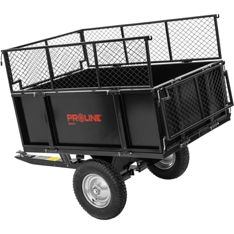 ⁨GARDEN TRAILER METAL BOX HIGH SIDES 250KG,PROLINE⁩ at Wasserman.eu