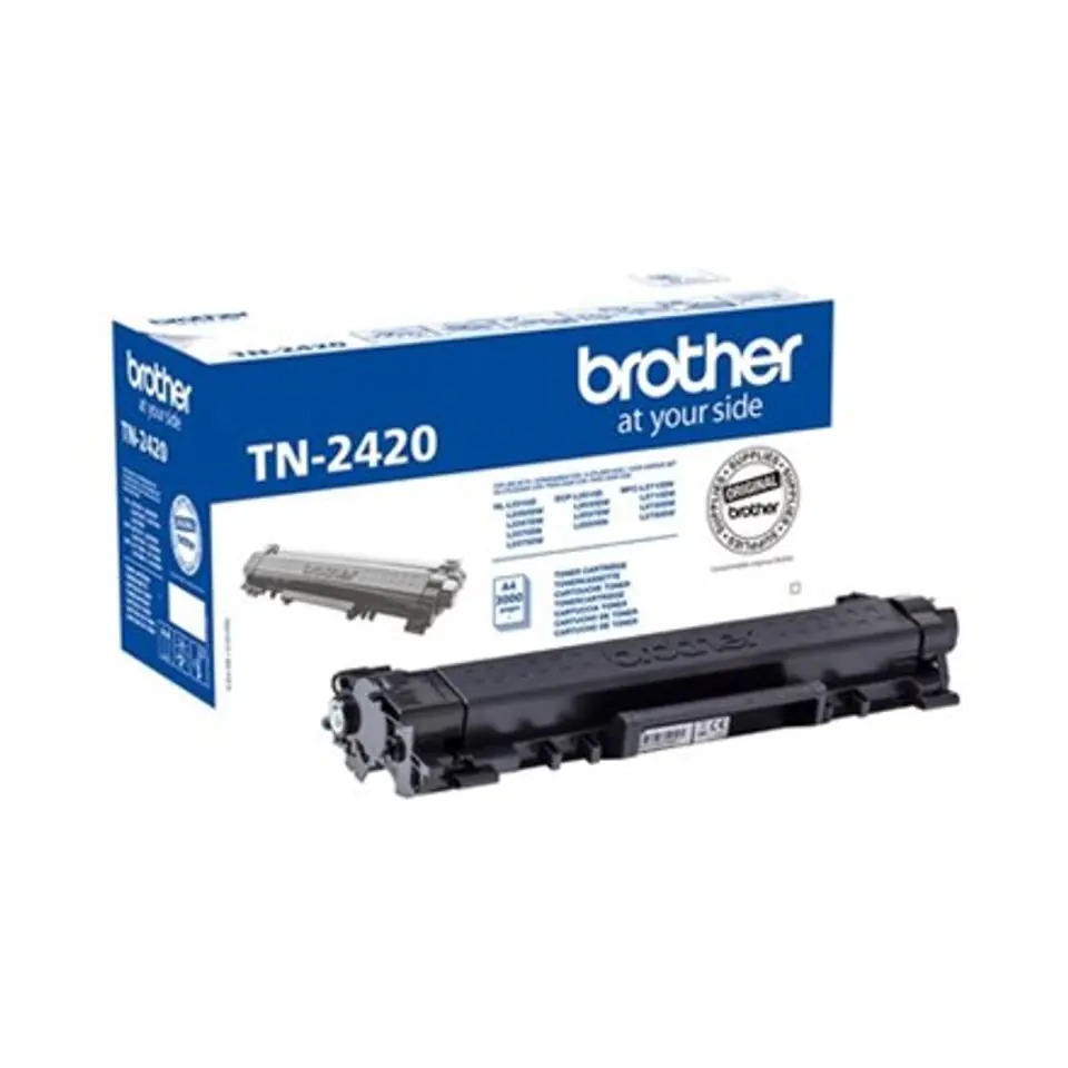 ⁨Brother TN-2420 Toner cartridge, Black⁩ at Wasserman.eu