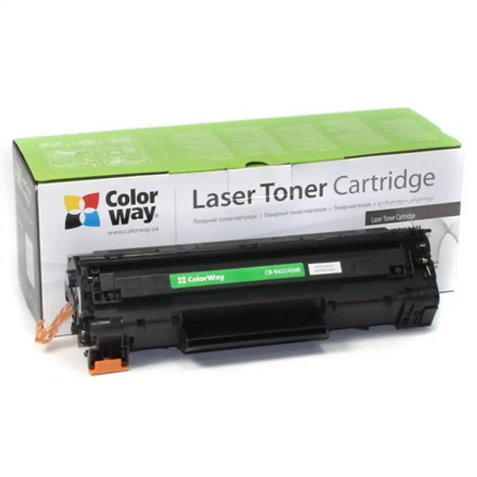 ⁨ColorWay Econom Toner Cartridge, Black, HP CB435A/CB436A/CE285A; Canon 712/713/725⁩ at Wasserman.eu