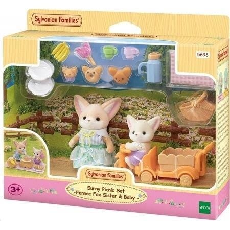 ⁨Sylvanian Families Sunny Picnic Set -Fennec Fox Sister & Baby⁩ at Wasserman.eu