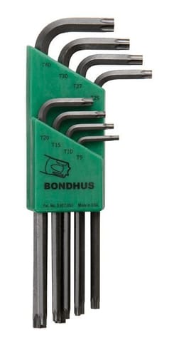 ⁨ZESTAW KLUCZY TORX DŁUGICH TX9-40, 8 SZT,⁩ w sklepie Wasserman.eu