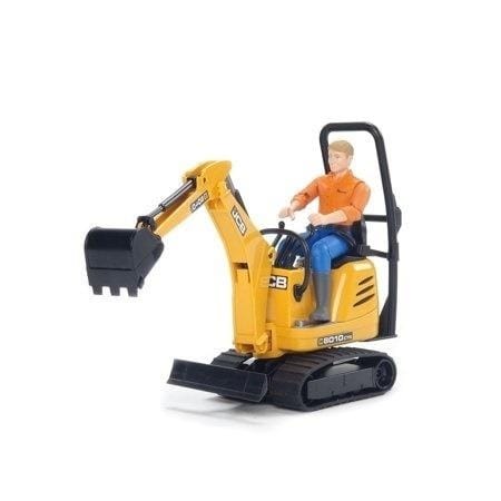 Micro excavator JCB 8010 CTS with figure at Wasserman.eu
