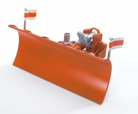 ⁨Large snow plough⁩ at Wasserman.eu