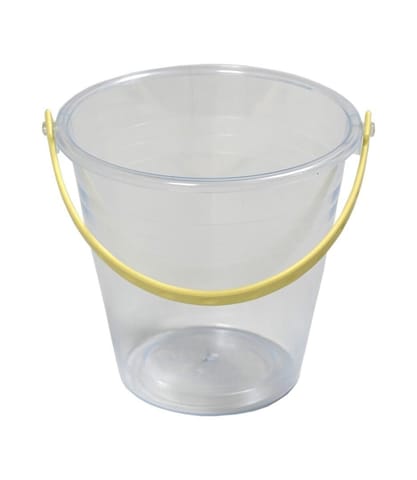 ⁨Bucket transparent 14cm⁩ w sklepie Wasserman.eu