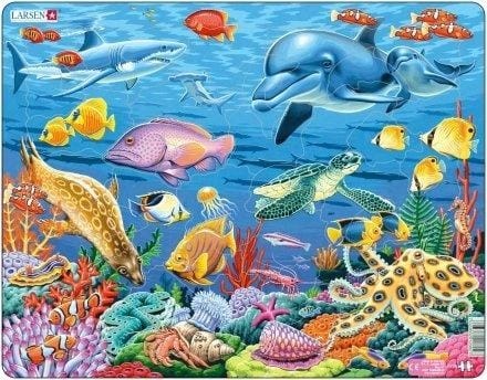 ⁨Układanka Larsen Maxi Coral Reef 35el⁩ w sklepie Wasserman.eu