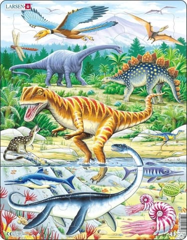 ⁨Układanka Larsen Maxi Dinosaurs 35el⁩ w sklepie Wasserman.eu