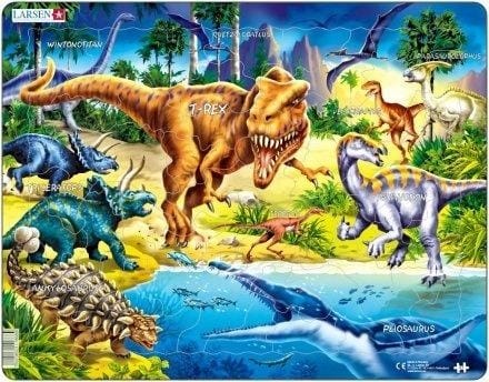 ⁨Układanka Larsen Maxi Dinosaurs 57el⁩ w sklepie Wasserman.eu