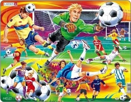 ⁨Układanka Larsen Maxi Football 65el⁩ w sklepie Wasserman.eu