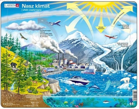 ⁨Układanka Larsen Maxi Our Climate 69el⁩ w sklepie Wasserman.eu