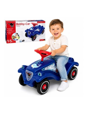 ⁨BIG Klasyczny Jeździk Bobby Car z Rysunkiem Delfinka⁩ w sklepie Wasserman.eu