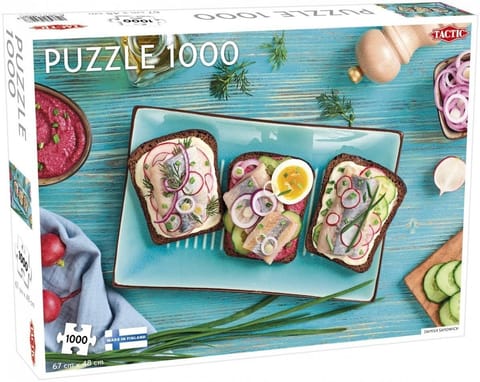 ⁨Puzzle 1000 Lovers Danish Sandwich⁩ w sklepie Wasserman.eu