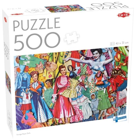 ⁨Puzzle 500 Vintage Paper Dolls⁩ w sklepie Wasserman.eu