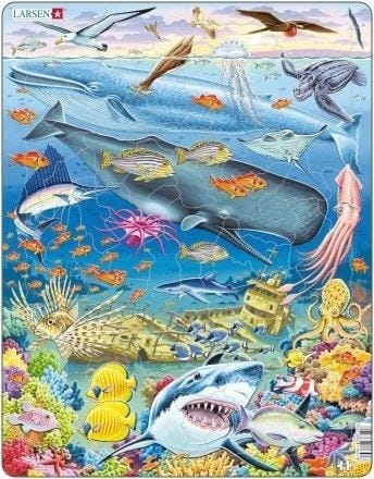 ⁨Układanka Larsen Maxi Whale Reef 66el⁩ w sklepie Wasserman.eu