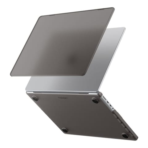 ⁨Spigen AirSkin - Obudowa MacBook Pro 16" (M5/M4/M3/M2/M1/2026-2021) (Frost Black)⁩ w sklepie Wasserman.eu