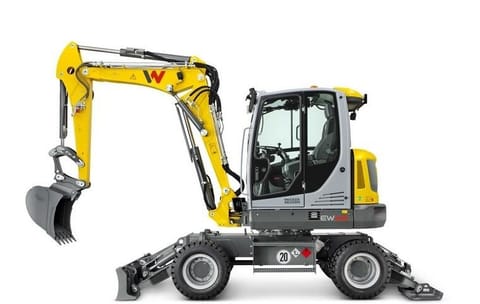 Excavator Wacker Neuson EW65 at Wasserman.eu