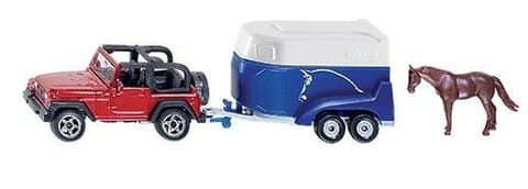 ⁨Siku 16 - Jeep z przyczepą na konie S1651⁩ w sklepie Wasserman.eu