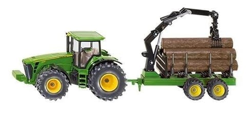 Tractor with Forest Trailer at Wasserman.eu