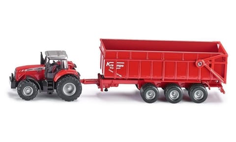 Massey Ferguson Tractor with Trailer at Wasserman.eu