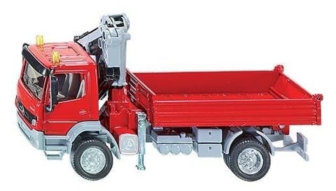 ⁨SIKU 3534 Mercedes Atego with slewing crane⁩ at Wasserman.eu