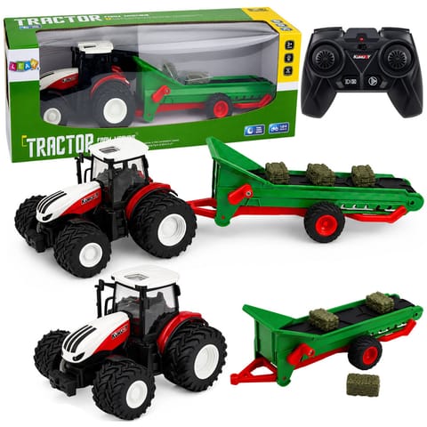 ⁨Traktor Rolniczy Z Taśmociągiem Zdalnie Sterowany RC Bale Światła 1:24⁩ w sklepie Wasserman.eu