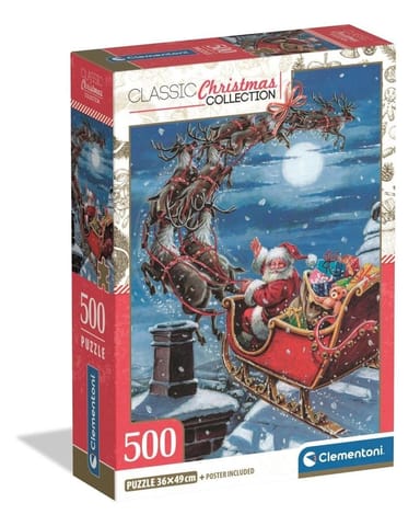 ⁨Puzzle 500 Xmas Coll. Midnight Sleigh Ride⁩ w sklepie Wasserman.eu