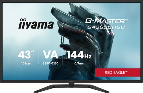 ⁨Monitor G-Master 42.5 inches G4380UHSU-B2 4K,VA,2xHDMI,2xDP,0,3ms,144Hz,550cd, 4000:1, USB HUBx4, 2x7W⁩ at Wasserman.eu