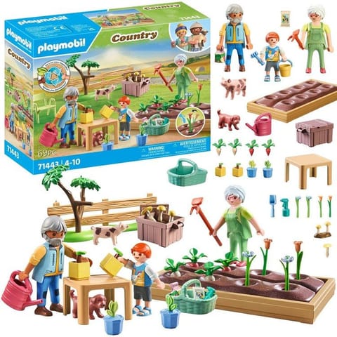 ⁨Idyllic vegetable garden with grandparents⁩ at Wasserman.eu