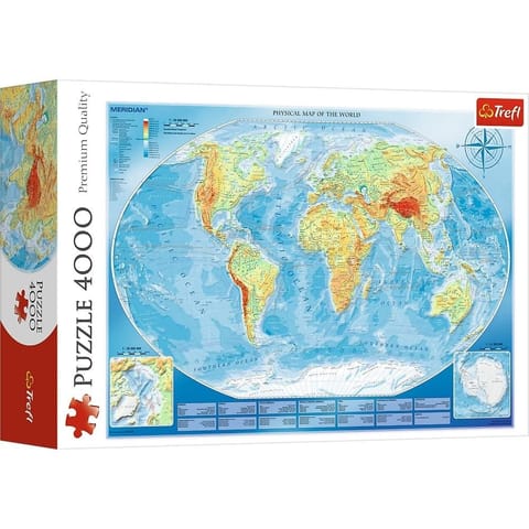 ⁨Puzzle 4000 elements - Big World Map⁩ at Wasserman.eu