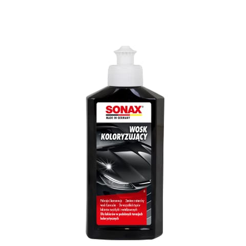 ⁨Sonax Wosk koloryzujący czarny 250ml - do lakierów czarnych⁩ w sklepie Wasserman.eu