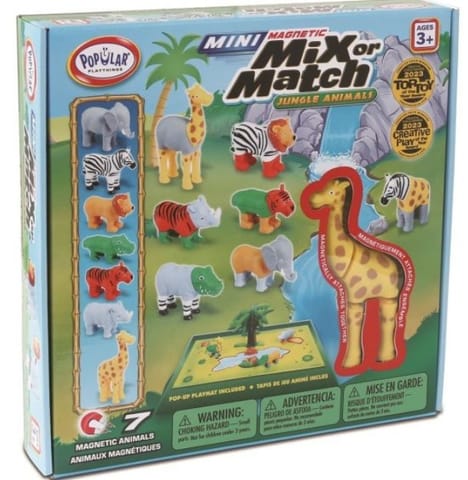⁨Malblo Magnetic Mini Jungle Animals Set⁩ at Wasserman.eu