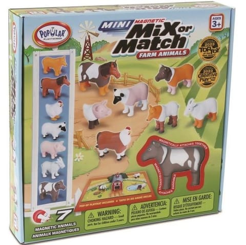 ⁨Malblo Magnetic Mini Farm Animals Set⁩ at Wasserman.eu