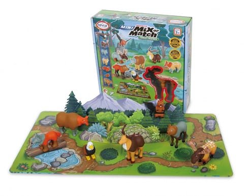 ⁨Malblo Magnetic Mini Forest Animals Set⁩ at Wasserman.eu