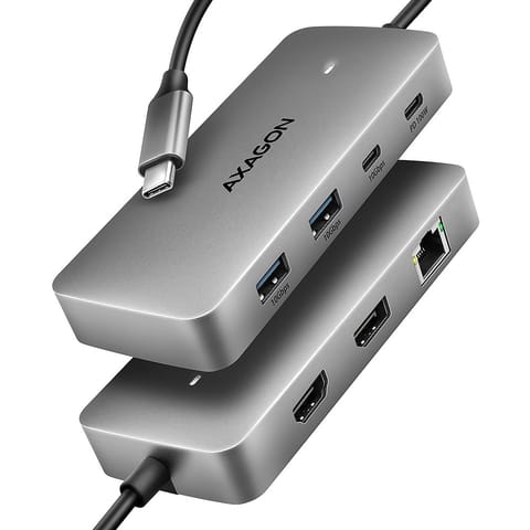 ⁨HMC-CUB83X2 USB hub 7in 1 10Gbps HDMI DP PD GLA⁩ at Wasserman.eu