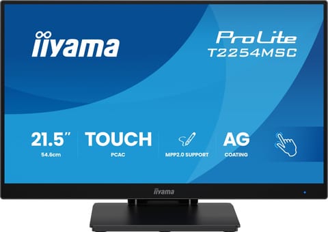 ⁨Monitor 21.5 inches T2254MSC-B2AG POJ.10PKT., IPS, AG, 300cd, FHD, HDMI, DP, 2xUSB, 7H⁩ at Wasserman.eu